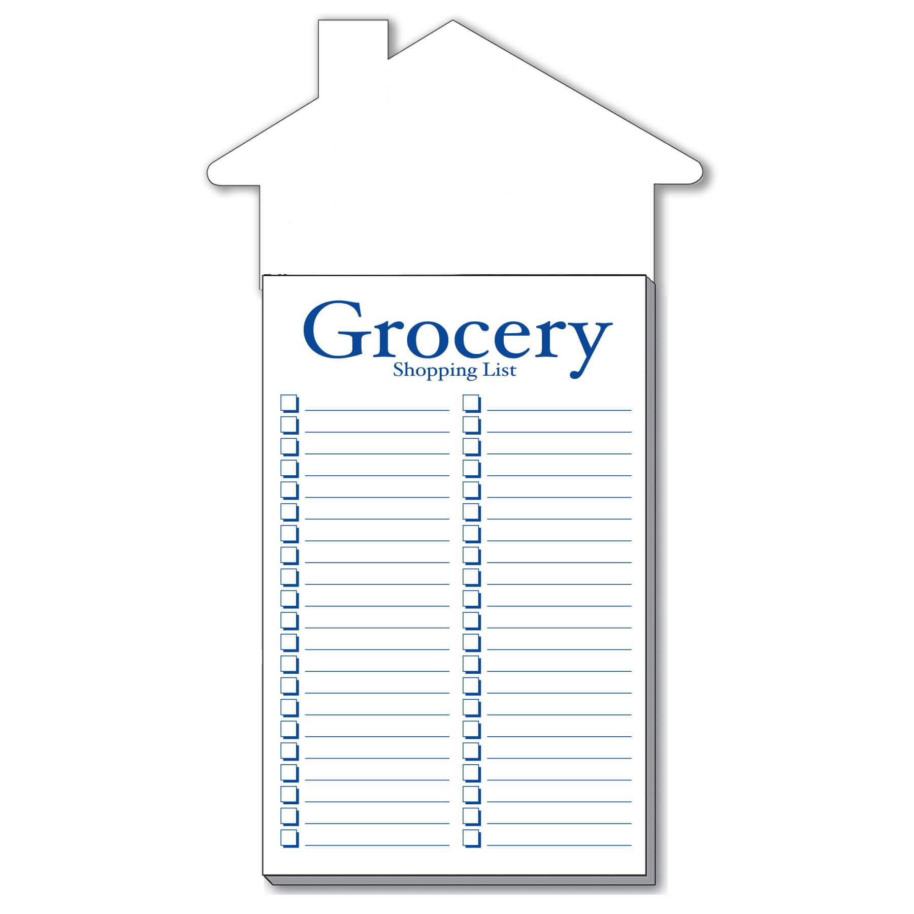 Blank Magnet with Grocery List Pad